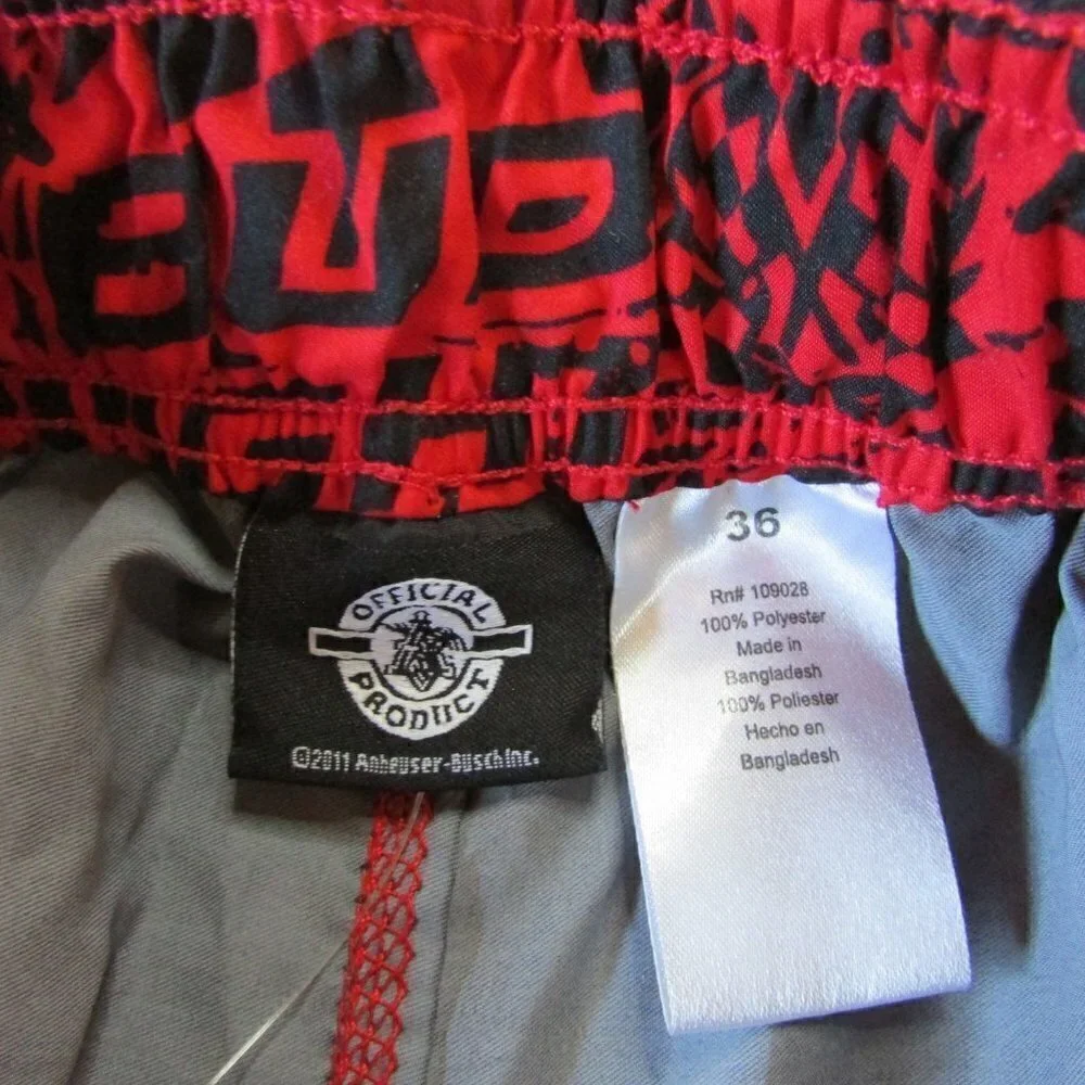 Official Product Men's Size 36 Bud Light Anheuser Busch Swim Trunk Shorts